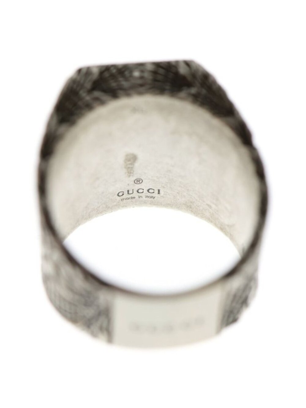 Gucci Alphabet Letter Ring Silver XL - Picture 6 of 7